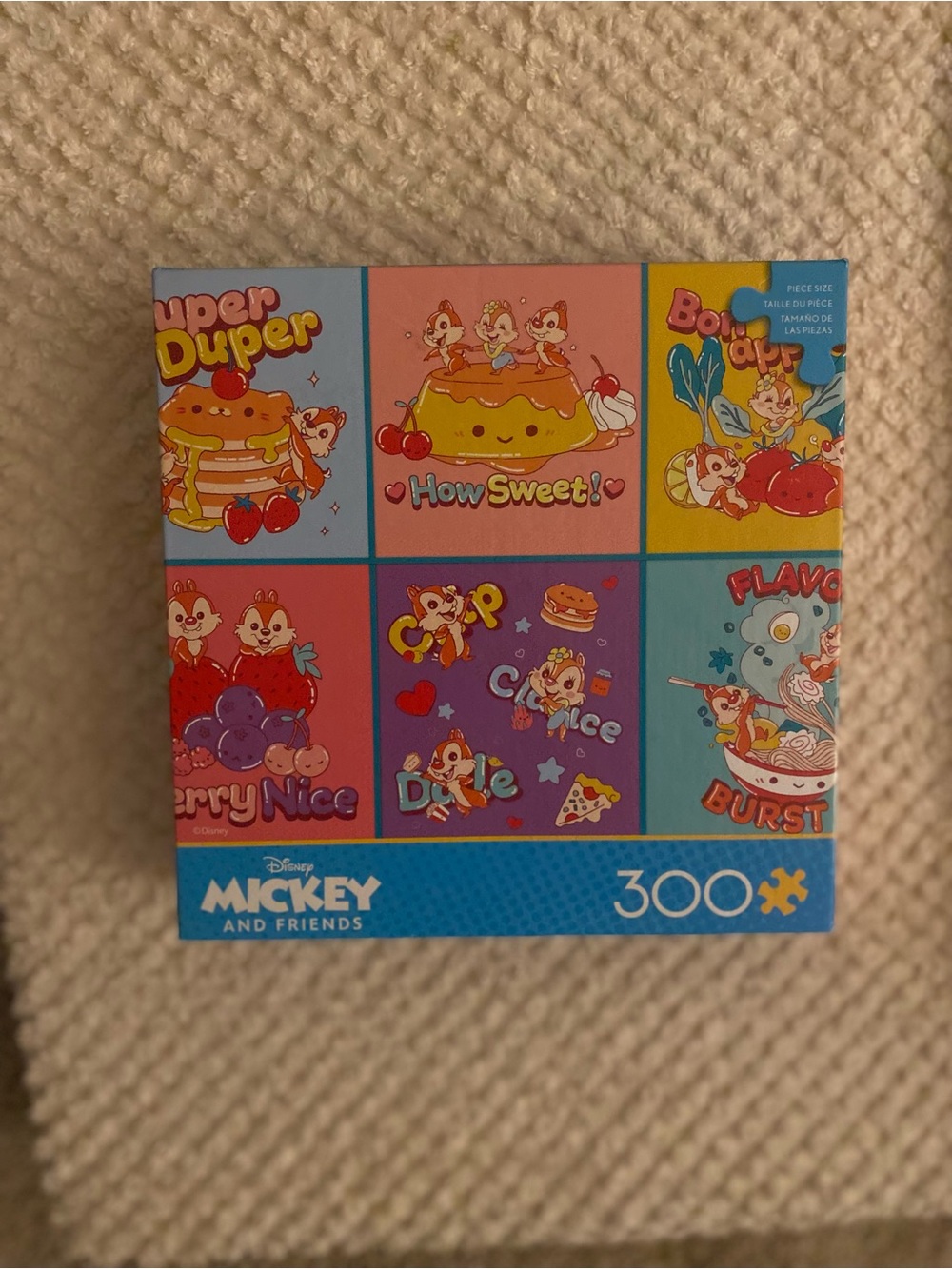 Disney & Friends 300-Piece Puzzle - Colorful Snack Panels